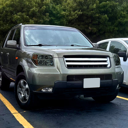 06 Honda Pilot Spec-D chrome projector lighting upgrade