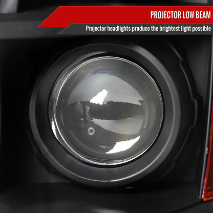 Spec-D 2006-2008 Honda Pilot Projector Black Headlights