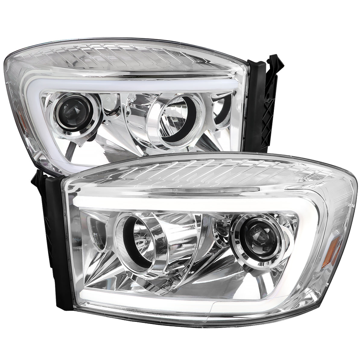 Spec-D 2006 Ram chrome headlights upgrade