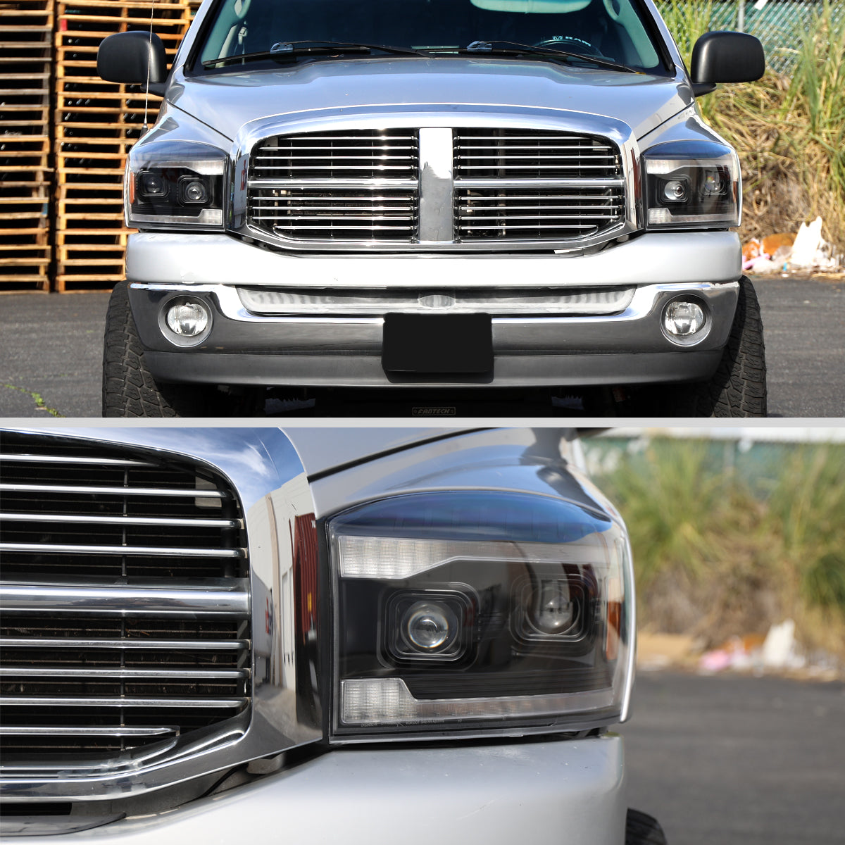 Restore a modern front end on 2006-2009 Ram with Spec-D projector headlights