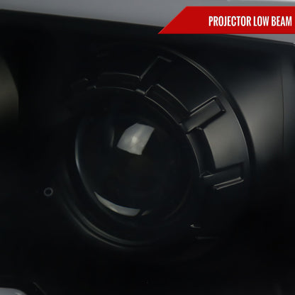 Spec-D 2012 Dodge RAM 1500 Classic smoked sequential headlights