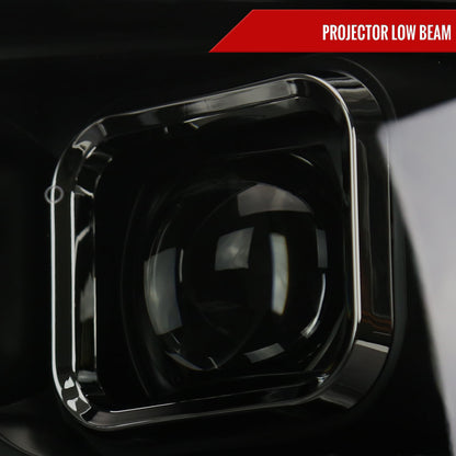 2013 Ram Classic Pro Spec-D black headlights