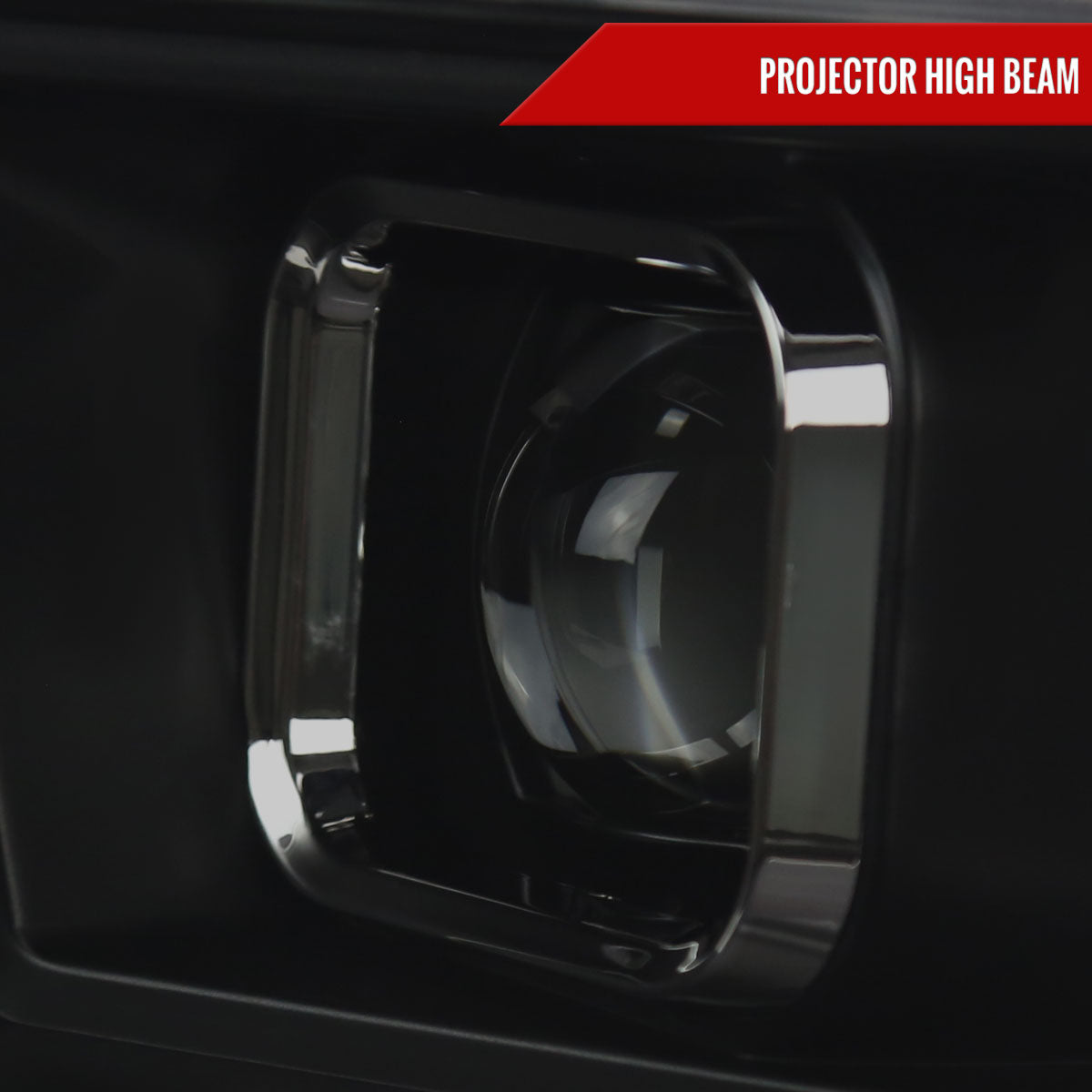 Spec-D 2014 Ram Classic Pro black custom headlights