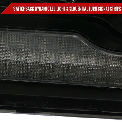 Spec-D 10 Ram Classic Pro black LED headlights