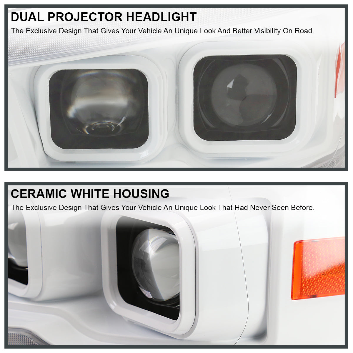 2011 Ram Classic Whit Spec-D aftermarket headlights