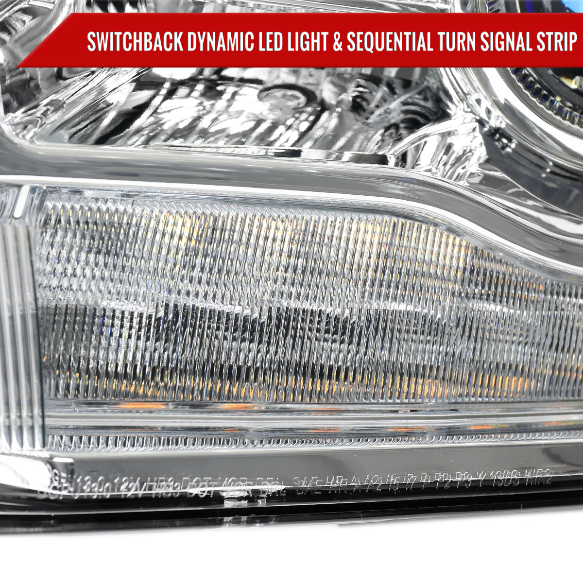 Spec-D 13 Ram 2500 chrome LED headlights