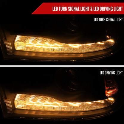2014 RAM 1500 Spec-D black aftermarket Projector headlights