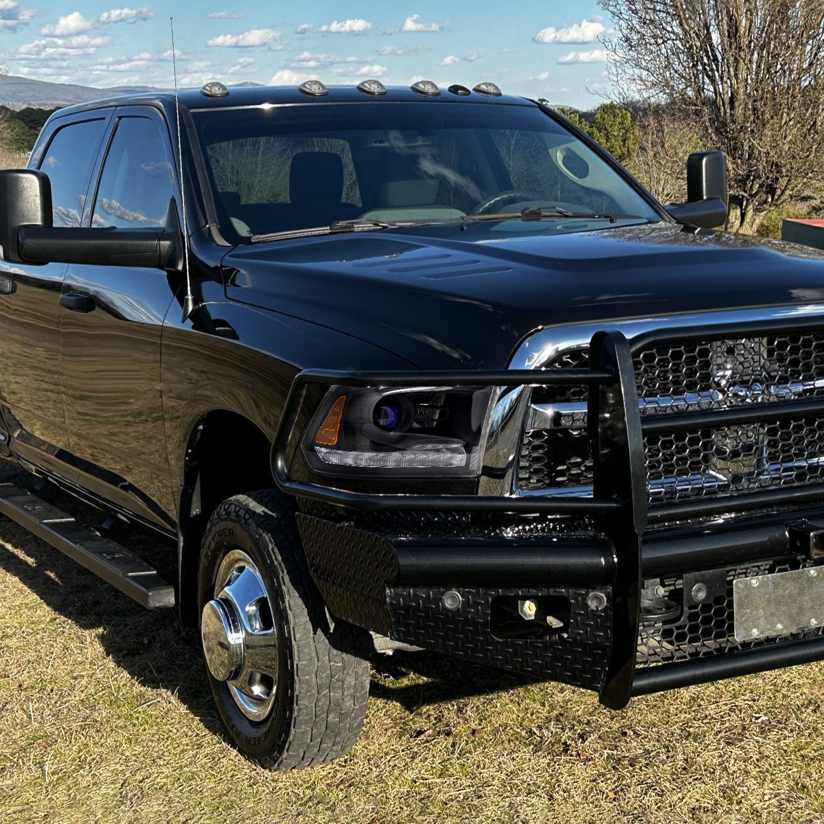 13-2018 RAM 1500 Spec-D black Projector lighting upgrade