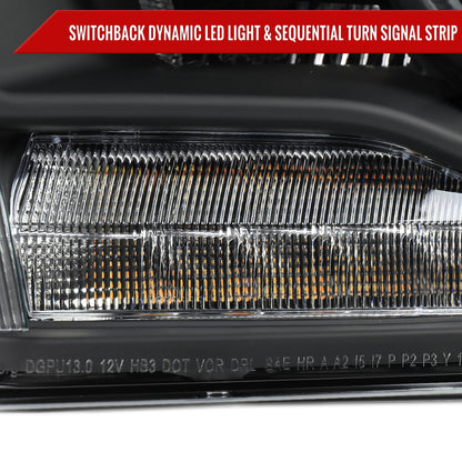 Spec-D 13 RAM 2500 black LED headlights