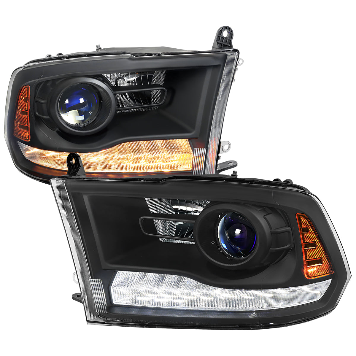 Spec-D 2013 RAM 2500 black headlights upgrade