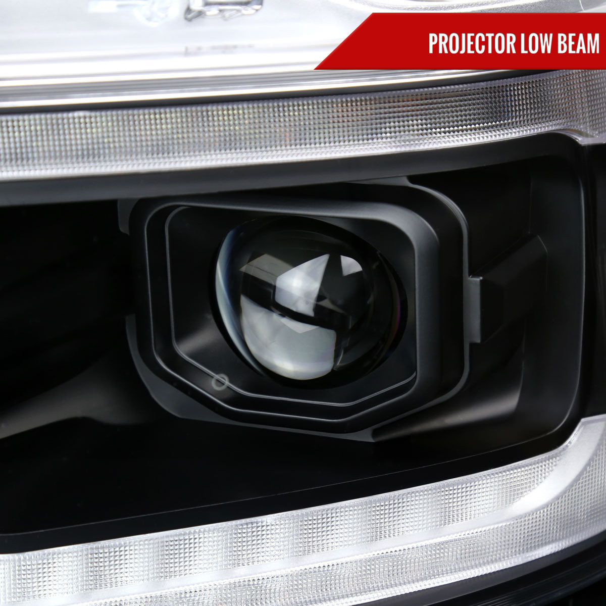 2022 Ram Spec-D black headlights