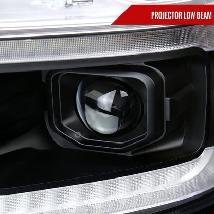 2022 Ram Spec-D black headlights