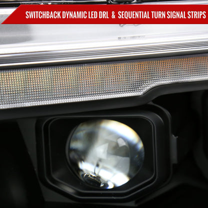 Spec-D 19 Ram black LED headlights