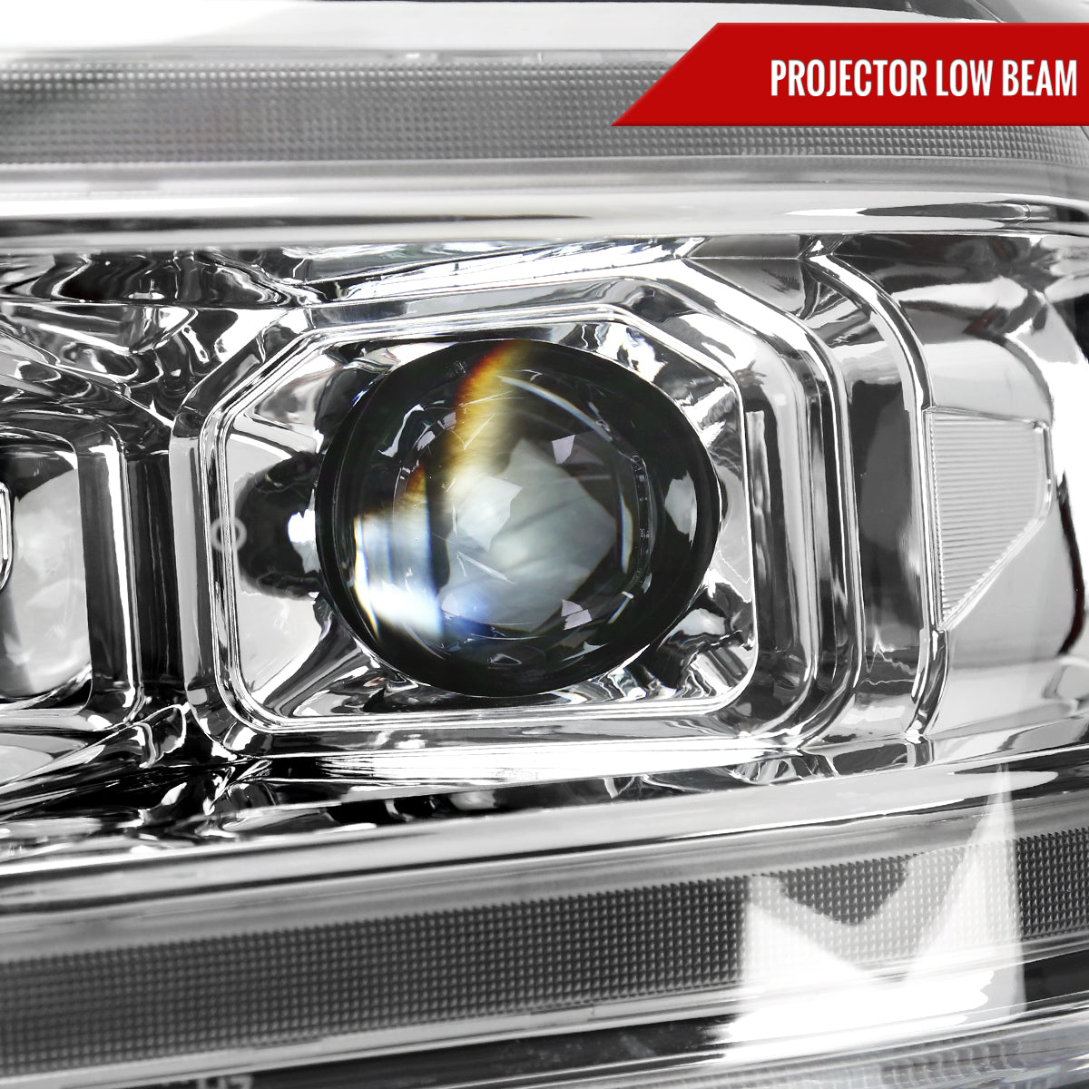 2022 Ram Spec-D chrome headlights