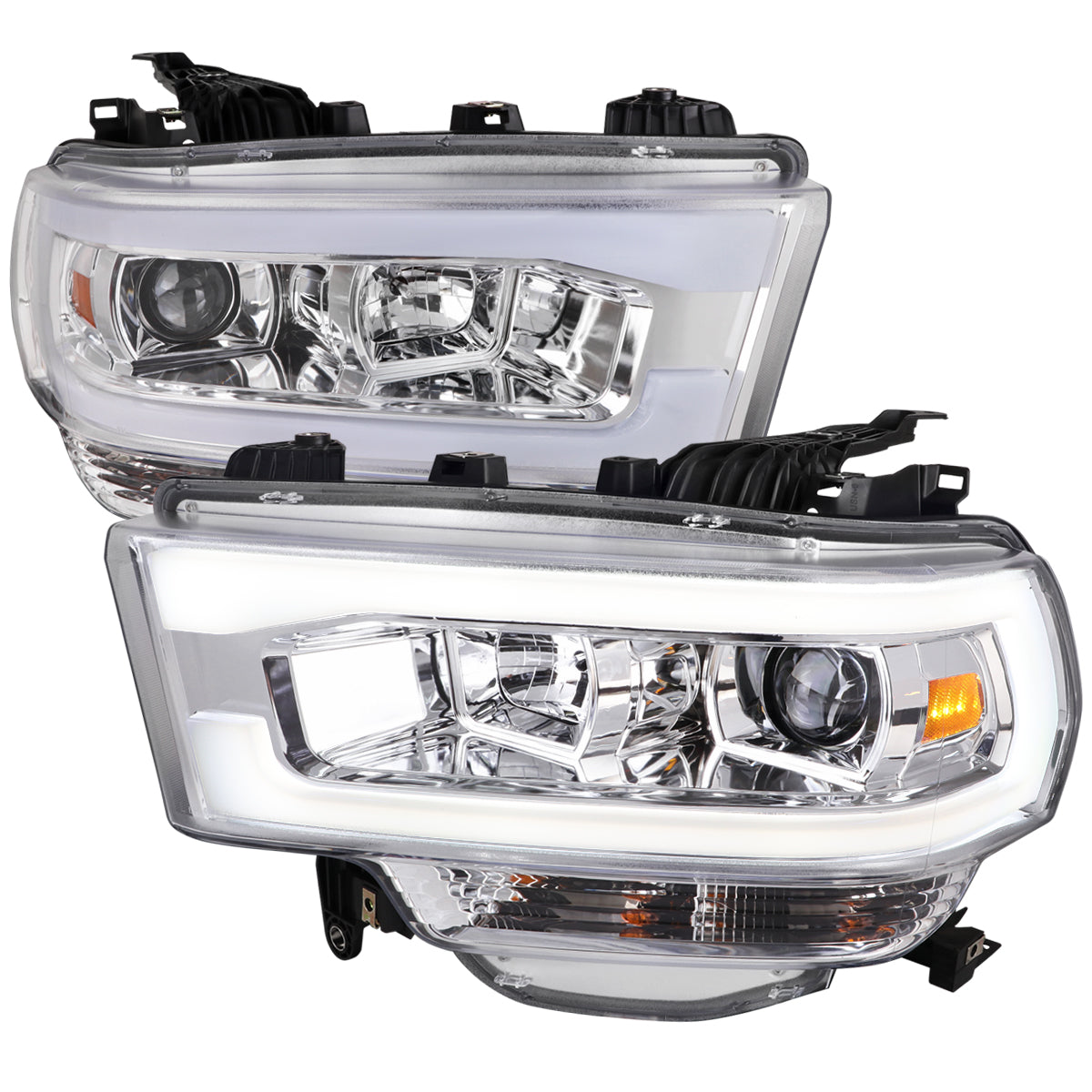 Spec-D 2019 Ram chrome headlights upgrade