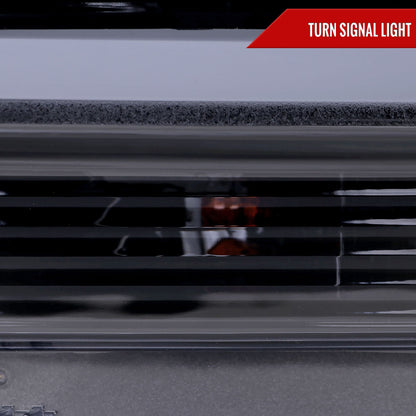 Spec-D 19 RAm 4500 Pro GL Blk smoked LED bar headlights