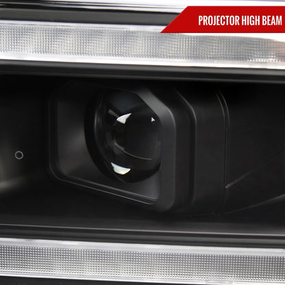 Spec-D 2023 Ram Black custom headlights