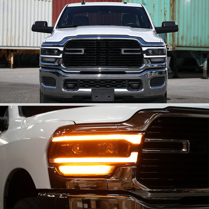 Spec-D 23 Ram Black headlights