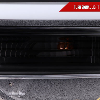 Spec-D 19 Ram Projector Black LED bar headlights