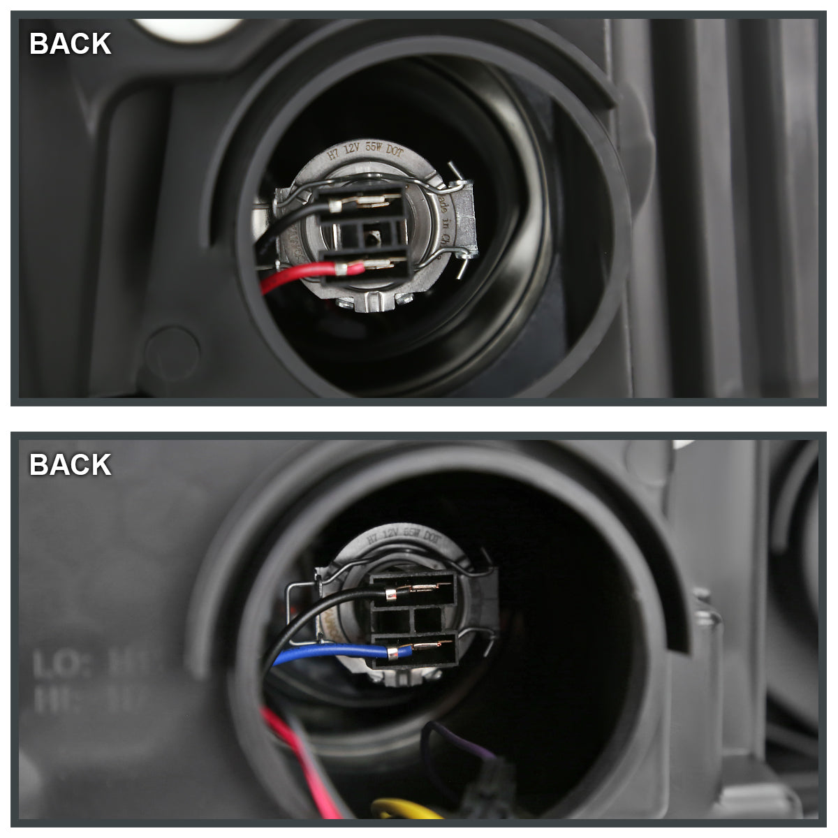 2022 Ram Pro White Spec-D headlights