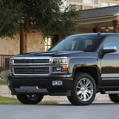 17 SilveradoProjector Black Trim Spec-D chrome lighting upgrade