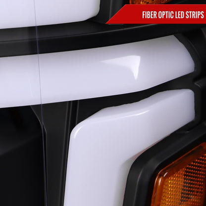 Spec-D 2019 Chevy Silverado 2500HD 3500HD black custom SEQ Headlights