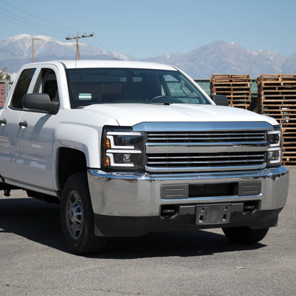 18 Chevy Silverado 2500HD 3500HD Spec-D black SEQ LED lighting upgrade