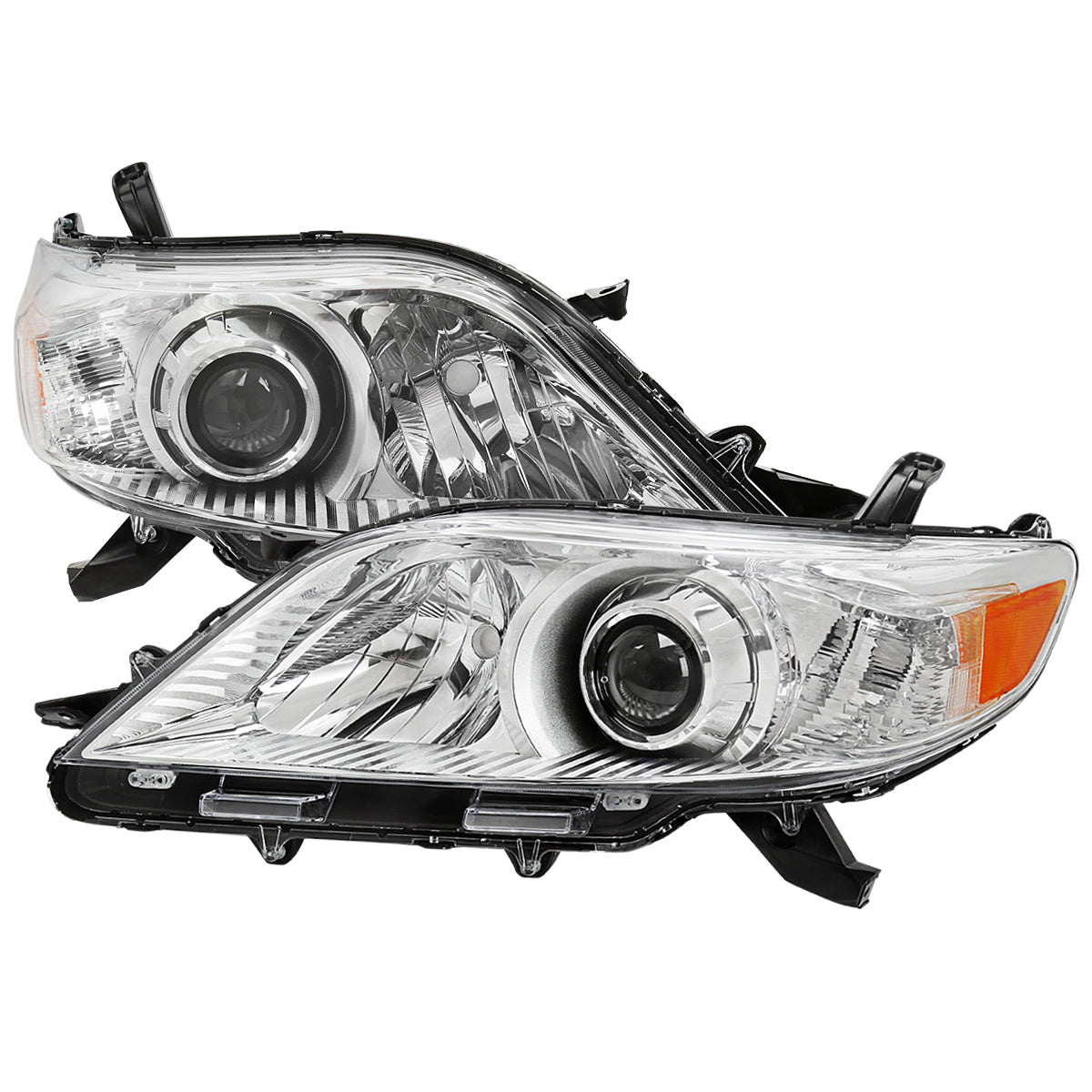 Spec-D 2011 Toyota Sienna chrome headlights upgrade