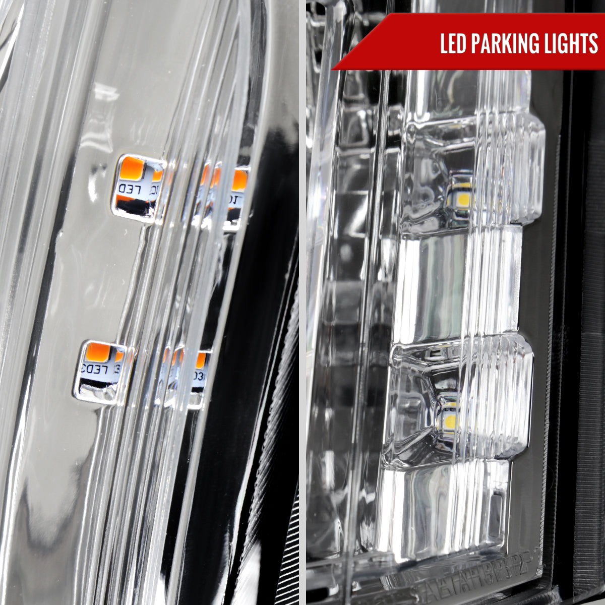 Spec-D 2014 Cadillac SRX chrome custom Projector headlights