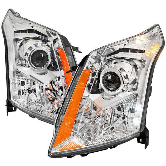 Spec-D 2010 Cadillac SRX chrome Projector headlights upgrade