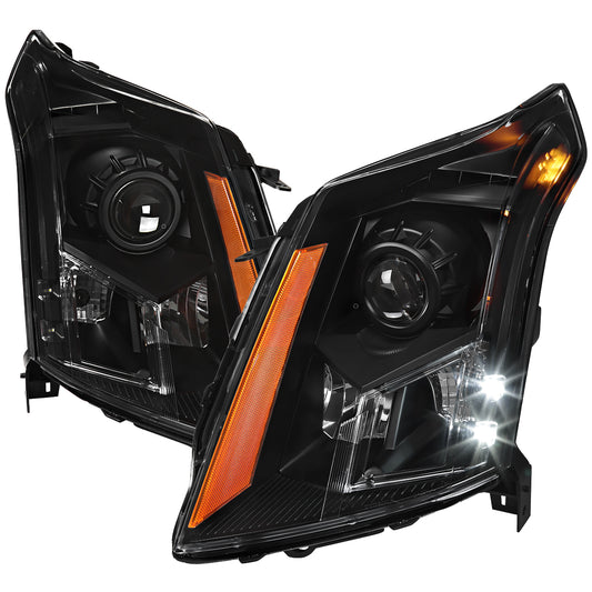 Spec-D 2010-2016 Cadillac SRX Projector Black Headlights