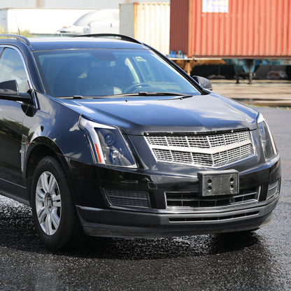 Spec-D 2010-2016 Cadillac SRX Projector w/ Switchback Sequential Turn Signal LED Bar Black Headlights