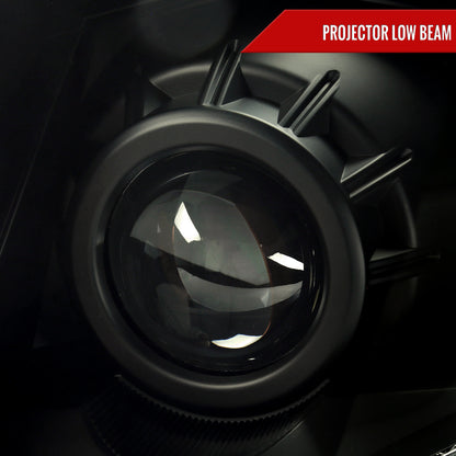 Spec-D 2012 Cadillac SRX black headlights