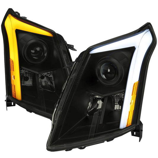 Spec-D 2010 Cadillac SRX Blk smoked headlights upgrade