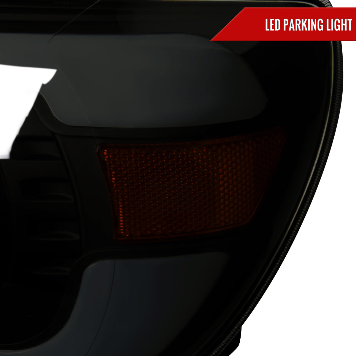 Spec-D 05 Tacoma chrome LED bar Projector Headlights