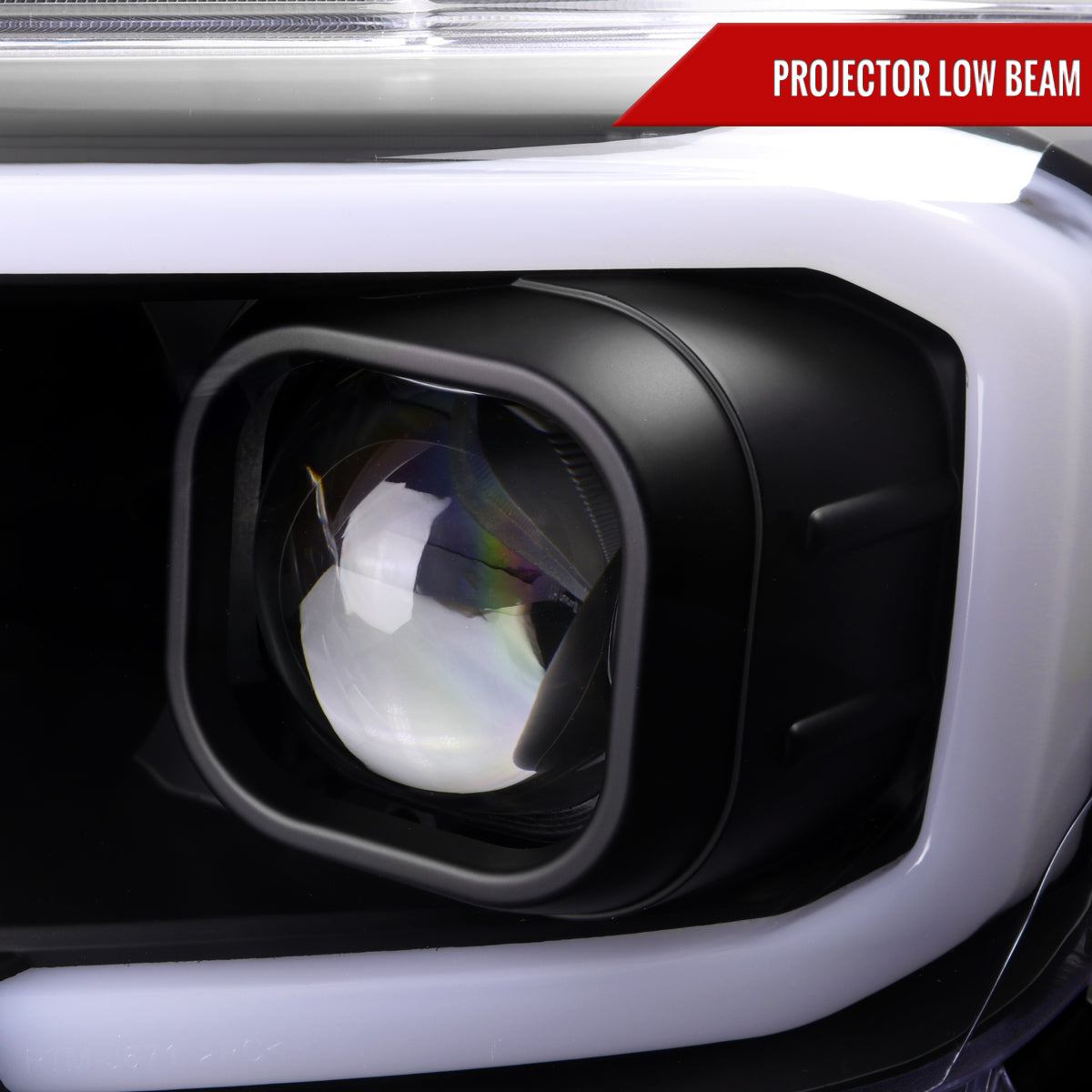 Spec-D 2018 Tacoma black sequential headlights