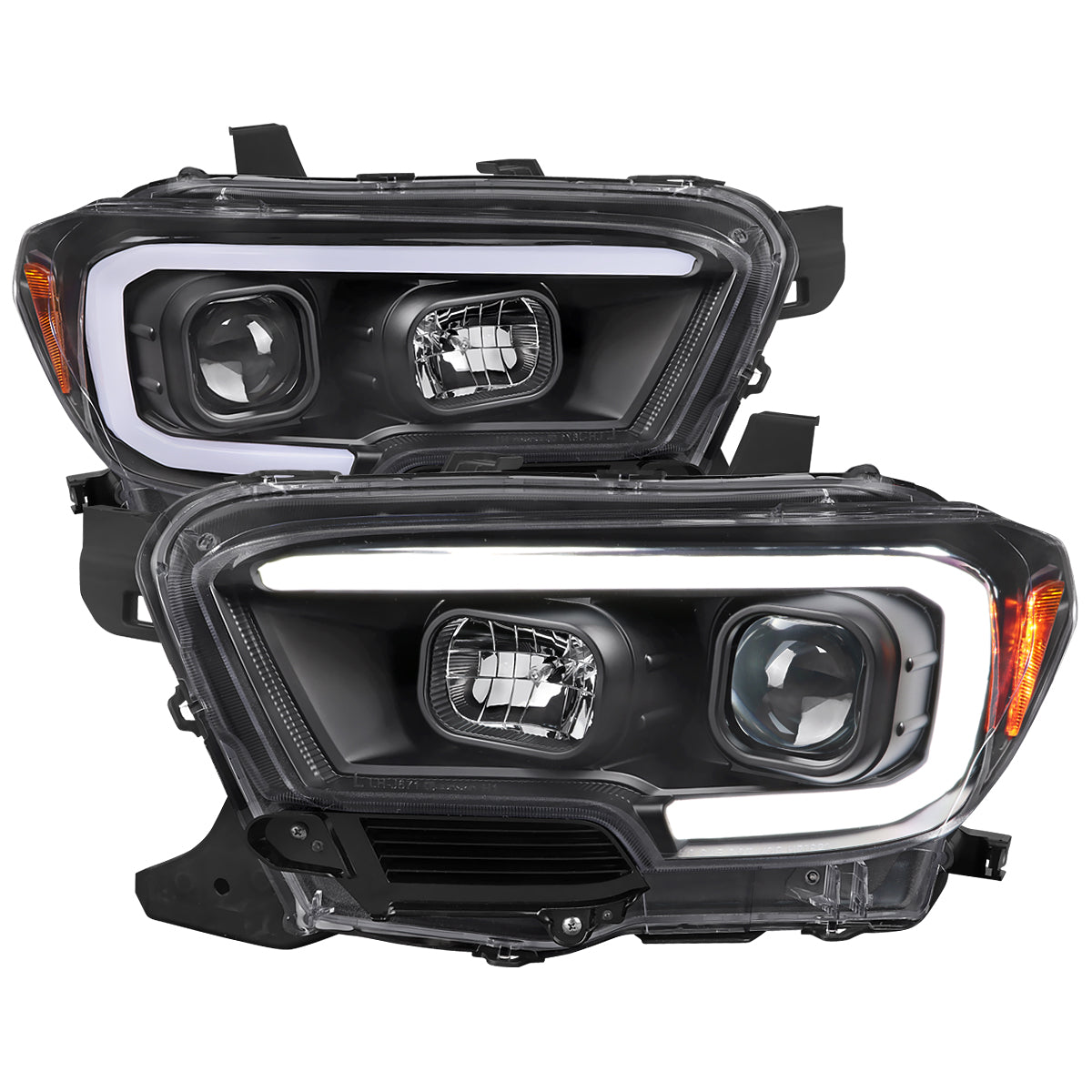 Spec-D 2016 Tacoma black headlights upgrade