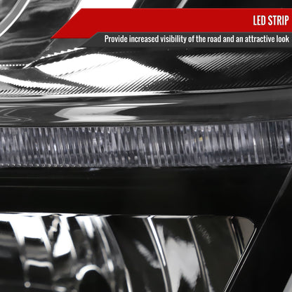 Spec-D 2019 Chevy Tahoe Suburban Strip black custom headlights