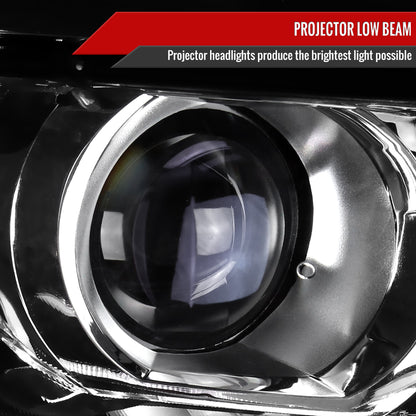 Spec-D 2017 Tahoe Suburban 3500HD PS matte black headlights