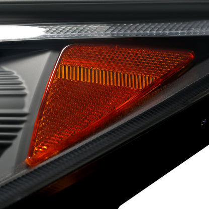 Spec-D 2010-2013 Hyundai Tucson Projector LED Strip Black Headlights