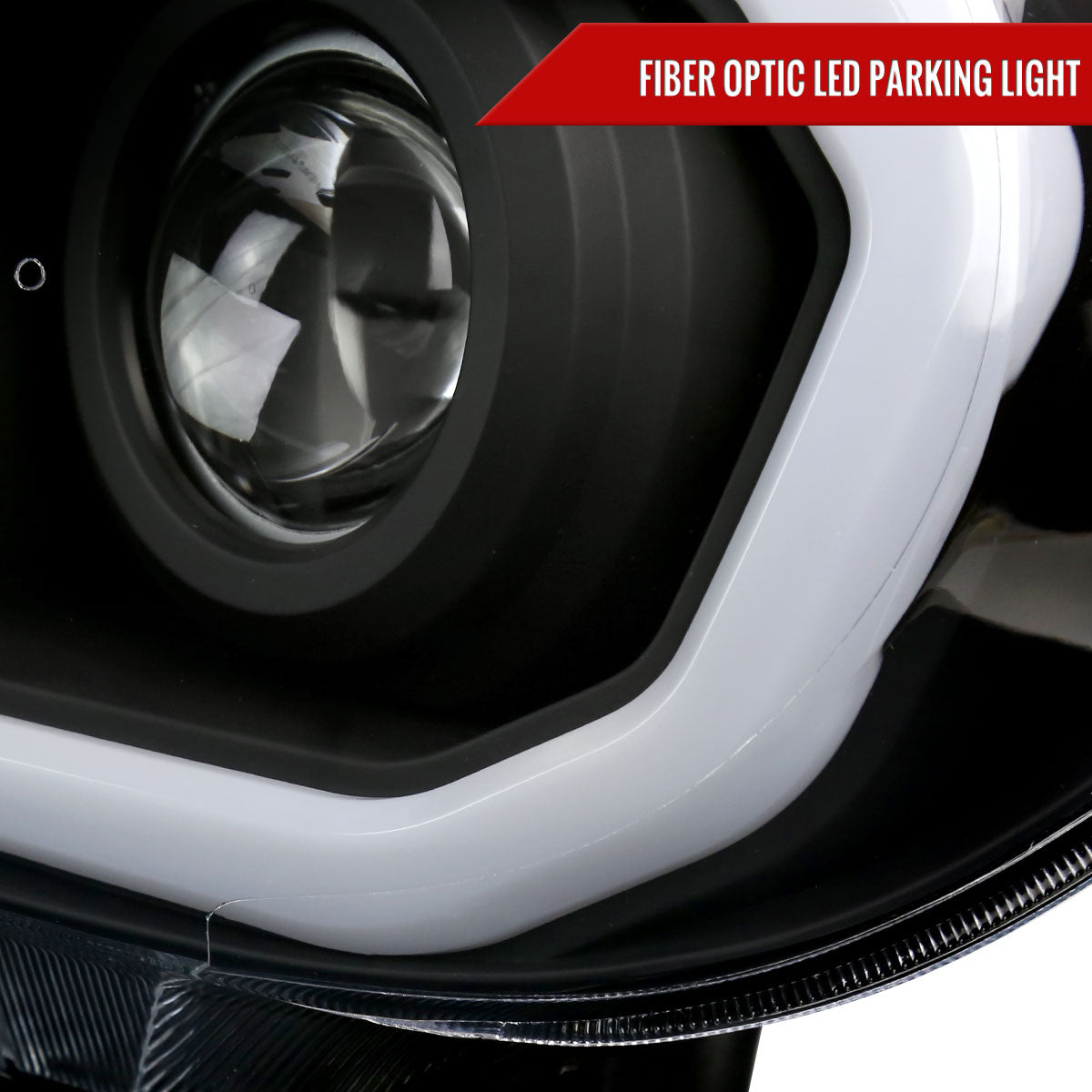 Spec-D 2007-2013 Toyota Tundra/2008-2017 Sequoia Retro Style LED Tube Projector with LED Turn Signals Black Headlights