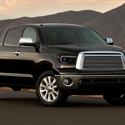 Spec-D 2007-2013 Toyota Tundra/2008-2017 Sequoia Retro Style LED Tube Projector with LED Turn Signals Black Headlights