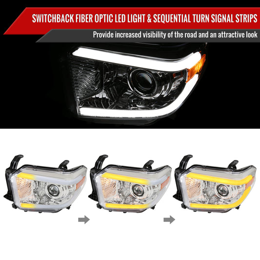 2015 Tundra Spec-D chrome aftermarket headlights