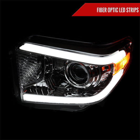 2015 Toyota Tundra Spec-D chrome aftermarket headlights