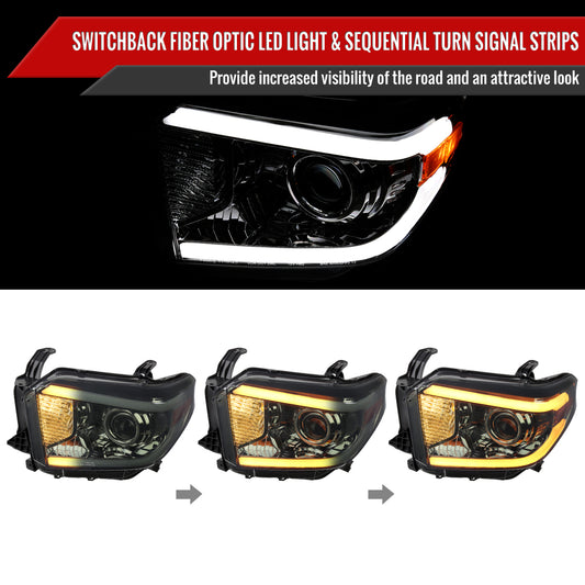 2015 Tundra Spec-D chrome aftermarket headlights