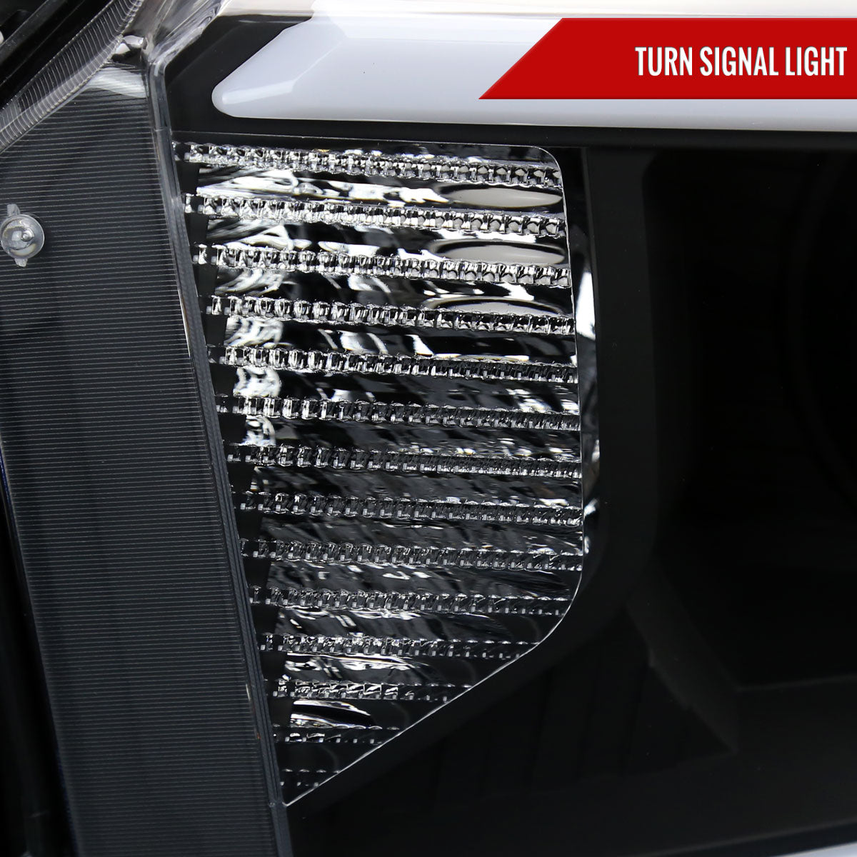 Spec-D 2018 Toyota Tundra black custom headlights