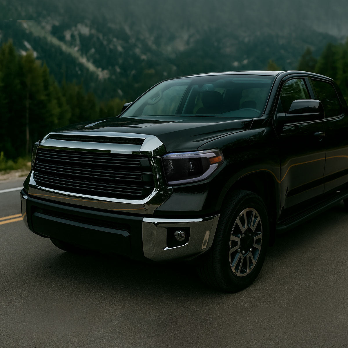 17 Toyota Tundra Spec-D black lighting upgrade