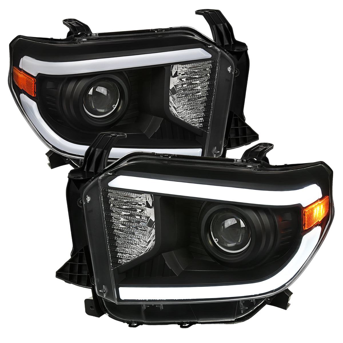 Spec-D 2014 Toyota Tundra black headlights upgrade