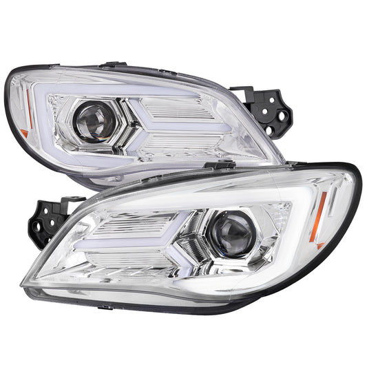 Spec-D 2006 Subaru Impreza WRX STI chrome headlights upgrade