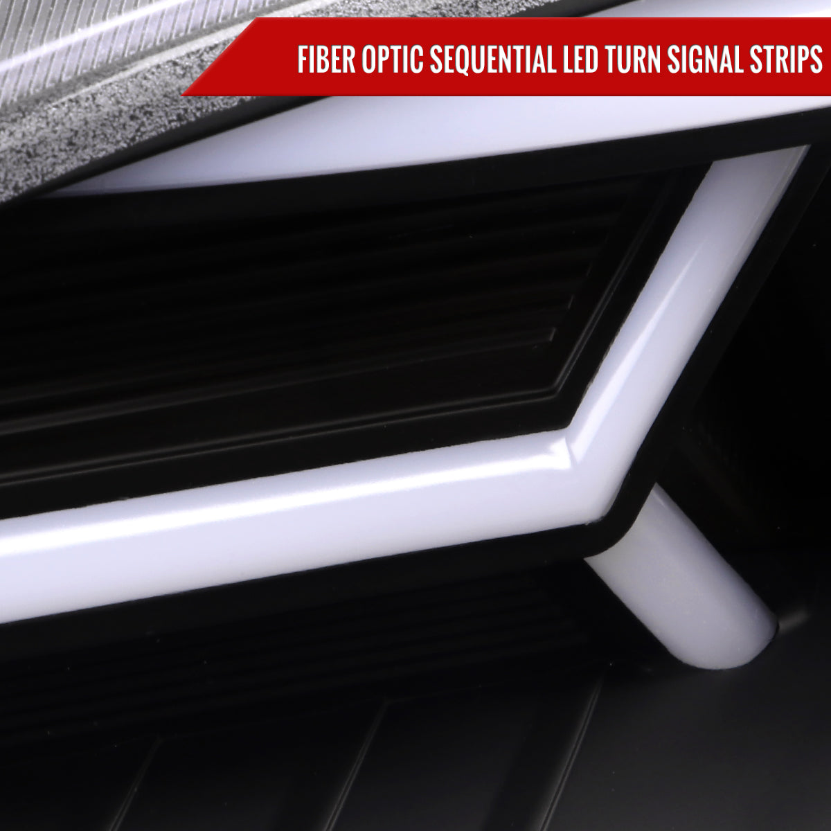 Spec-D 2006-2007 Subaru Impreza WRX STI LED Bar Sequential Turn Signal Projector Black Headlights